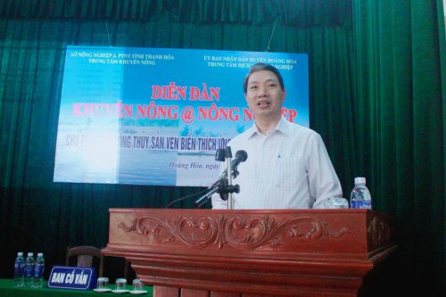 Đồng chí Lê Đức  Giang - Giám đốc Sở NN&PTNT tỉnh phát biểu tại hội nghị.jpg