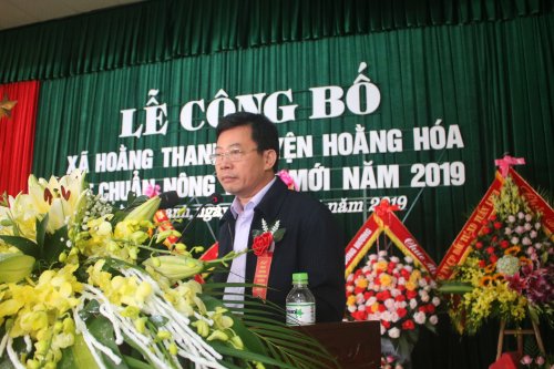 4. Đc Nguyễn Đình Tuy – Phó Chủ tịch UBND huyện phát biểu tại buổi lễ.JPG