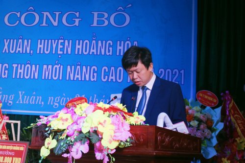 9. Đồng chí Lê Hồng Quang - TVHU, Phó Chủ tịch TT UBND huyện phát biểu chỉ đạo tại buổi lễ.jpg
