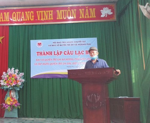 Ông Nguyễn Đức Lượt - Chủ tịch Hội Bảo trợ Người khuyết tật và trẻ mồ côi xã - chủ nhiệm Câu lạc bộ .png
