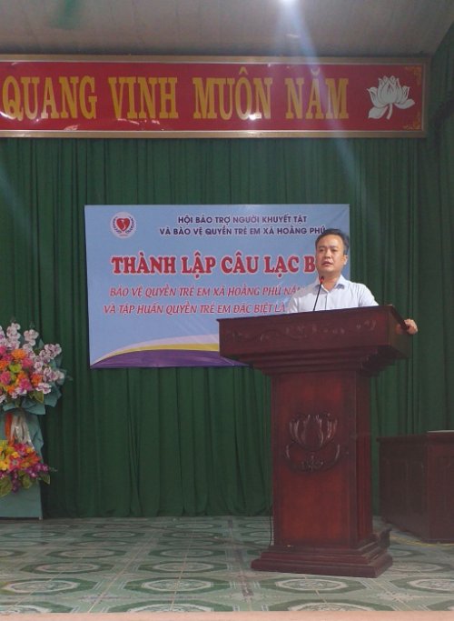 Đồng chí Lê Đình Ngọ Bí thư Đảng ủy – Chủ tịch HĐND xã Hoằng Phú Phát biểu chỉ đạo và giao nhiệm vụ..png