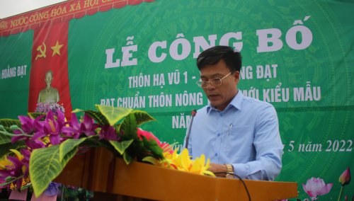 3.Đồng chí Nguyễn Viết Diện - CT UBND xã phát biểu ý kiến - Copy.JPG