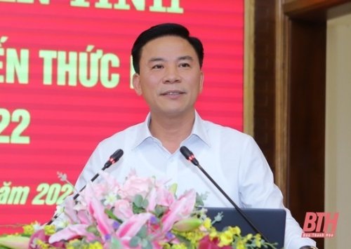 Đồng chí Bí thư tỉnh ủy Đỗ Trọng Hưng phát biểu kết luận hội nghị.jpg