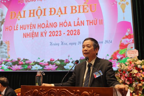 9. đại diện HĐHL Việt Nam  phát biểu  tại đại hội.JPG