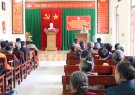 Đồng chí Lê Xuân Thu – Tỉnh ủy viên, Bí thư Huyện ủy, Chủ tịch HĐND huyện dự ngày hội Đại đoàn kết ở khu dân cư thôn Đông Khê, xã Hoằng Quỳ.