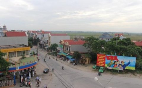 Diện mạo mới ở thị trấn Bút Sơn mới