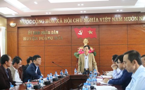 Hoằng Hóa: tổ chức hội nghị chỉ đạo đẩy mạnh phát triển thành lập doanh nghiệp mới 2018