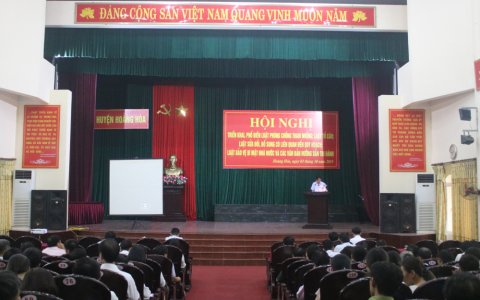 Huyện Hoằng Hóa tăng cường công tác tuyên truyền, phổ biến, giáo dục pháp luật cho người dân