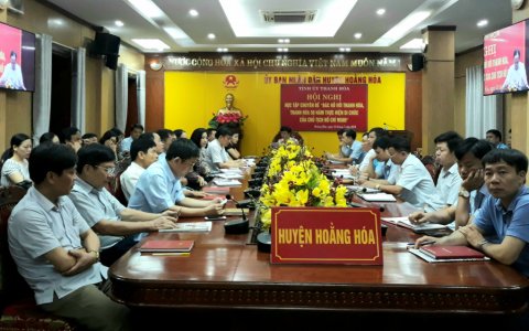Hoằng Hóa- nghiêm túc tổ chức học tập chuyên đề: “Bác Hồ với Thanh Hóa - Thanh Hóa 50 năm thực hiện Di chúc của Chủ tịch Hồ Chí Minh”