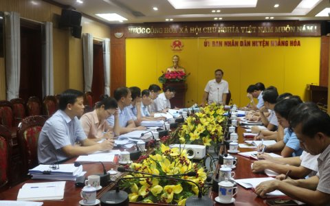 Thường trực HĐND tỉnh thực hiện giám sát công tác quản lý, sử dụng nguồn dự phòng ngân sách và nguồn tăng thu giai đoạn 2016 - 2018 tại huyện Hoằng Hóa